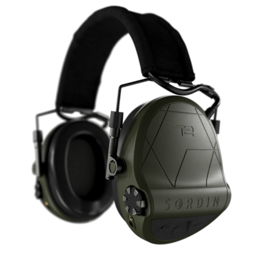 Sordin Supreme T2 Headband Headset, Green