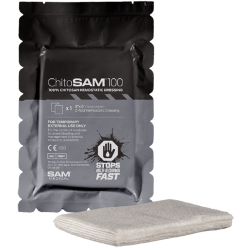 CTOMS ChitoSAM 100 Hemostatic Dressing, 3”X6’ Z-Fold