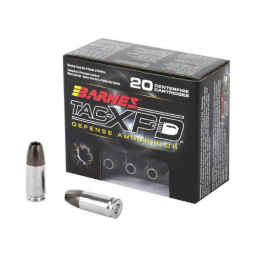Barnes Ammo, TAC-XPD 9mm Luger +P, 115 Grain HP, 20 Rounds — RDSC