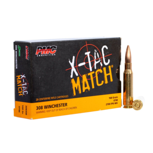 PMC Ammo, 308 Win 168 Grain OTM, X-TAC Match, 20 Rounds — RDSC