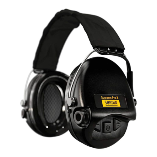 Sordin Supreme PRO X, Black Cups, Black Headband