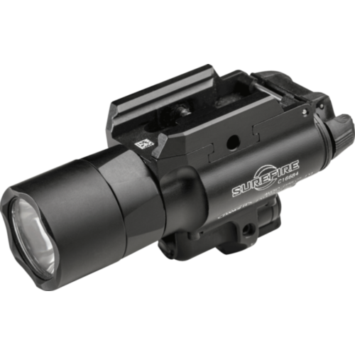 SureFire X400U Ultra Weapon Light, 1000 Lumens, 5.0 mW Green Laser, T-Slot Mount, Black