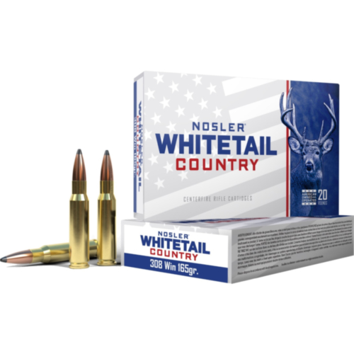 Nosler Ammo, 308 Win, 165 Grain, White-Tail Country — RDSC