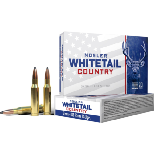 Nosler Ammo, 7mm-08 Rem, 140 Grain, White-Tail Country — RDSC