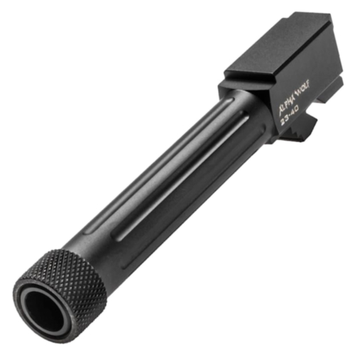 Lone Wolf, AlphaWolf Glock 23 40 S&W Barrel, Threaded, Black