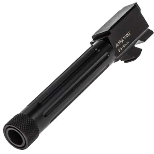 Lone Wolf, AlphaWolf Glock 23 9mm Conversion Barrel, Threaded, Black