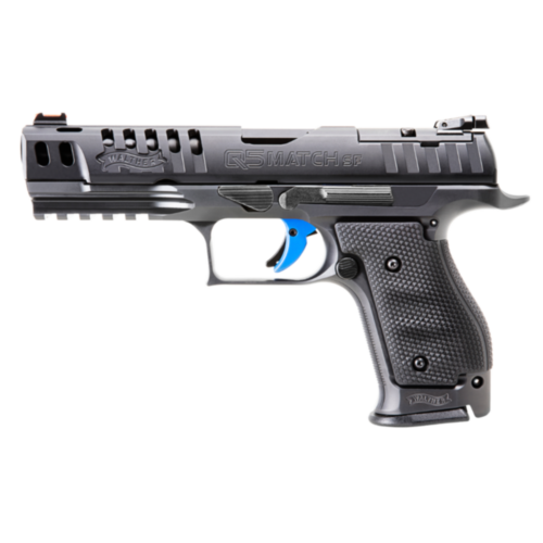Walther Arms Q5 Match Steel Frame, 5.00" Barrel, Optic Ready, Ported Slide, Quick Defense Trigger, 9mm