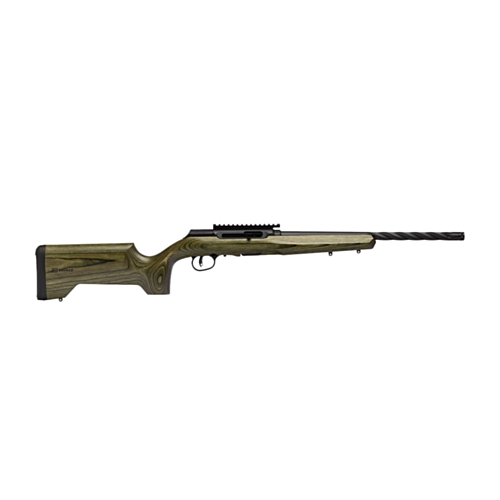 Savage A22 Timber Tactical, 18.0" Threaded Barrel, Green Laminate, 22LR