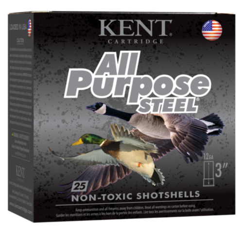 Kent Cartridge, All Purpose Waterfowl 12GA 3", 2 Shot, 1-1/4oz, 1400FPS, Steel, 25 Rounds — RDSC