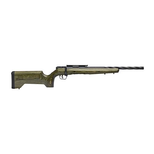 Savage B22 Timber Tactical, 18.0" Threaded Barrel, Green Laminate, 22LR