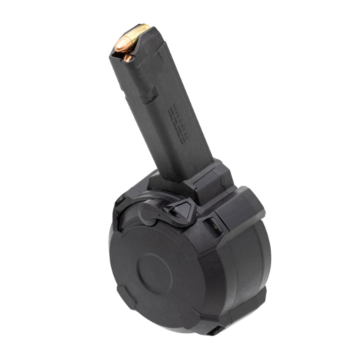 Magpul PMAG D-50 GL9 Glock 17 9mm Drum Magazine, BLK, 50/10RD