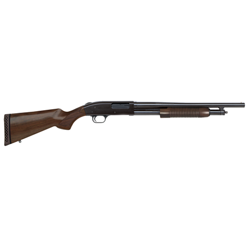 Mossberg 500 Retrograde, 18.50 Barrel, Walnut Furniture, Bead Sight, 12GA — RDSC