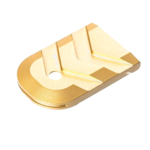 Tyrant Designs, Glock 10 Round, Base Plate, Gold