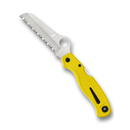 Spyderco Atlantic, Salt Yellow, Serrated