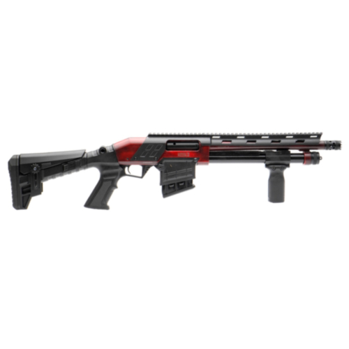 Canuck Recon 3, Pump Shotgun, Mag-Fed, 12.00" Barrel, 12GA, Distressed Red — RDSC