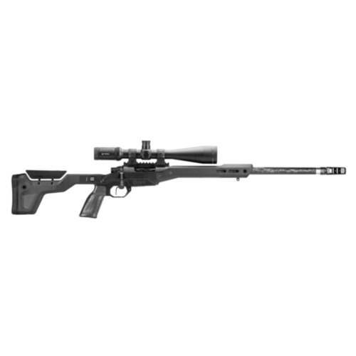 MDT HNT26 Chassis System, Tikka T3 LA, Right Hand, Folding Stock, ARCA, Black & Carbon Fiber