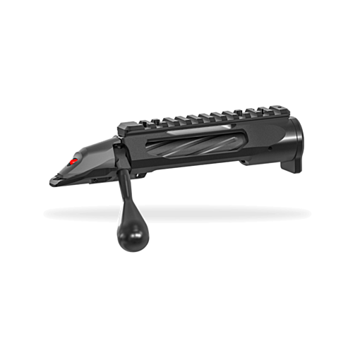 Cadex Defence, Seven STARS Short Action, Cross Hatch Bolt Knob, 20 MOA, Type A Bolt, Black