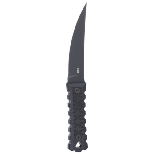 CRKT HZ4 Black Fixed Blade Tactical Knife