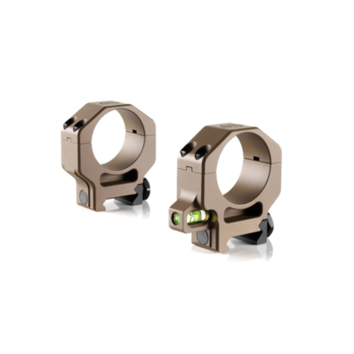 Ruff's Precision Manufacturing, Precision Co-Linear Bubble Ring Set, 30mm, High 1.25", FDE
