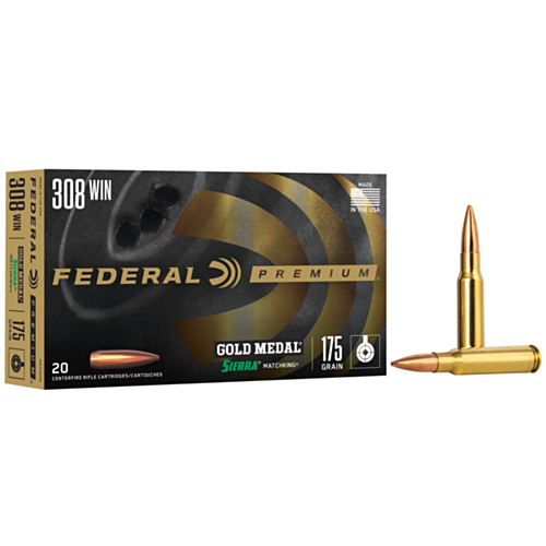Federal Ammo, 308 Win 175 Grain MatchKing BTHP, 20 Rounds — RDSC