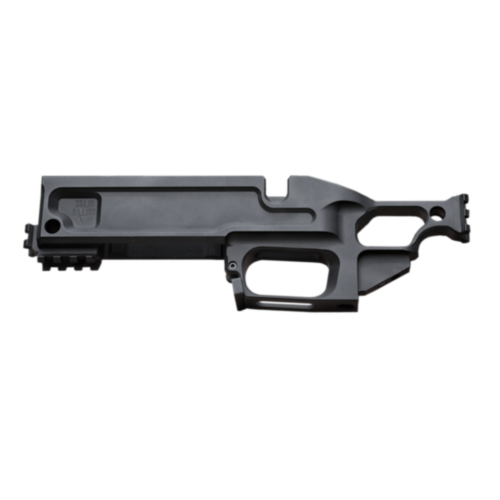 Black Collar Arms, Pork Sword Chassis, 700 Short Action Left Hand, Hardcoat Anodized Black