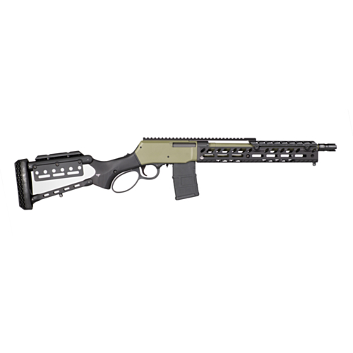 Henry Supreme Lever Action Rifle, SR556 13.7" MwMATCH-Mod2 Barrel, RPP PewView Handguard, RPP Stock, Sniper Green, 223/556