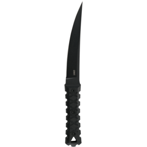 CRKT HZ6 Black Fixed Blade Tactical Knife