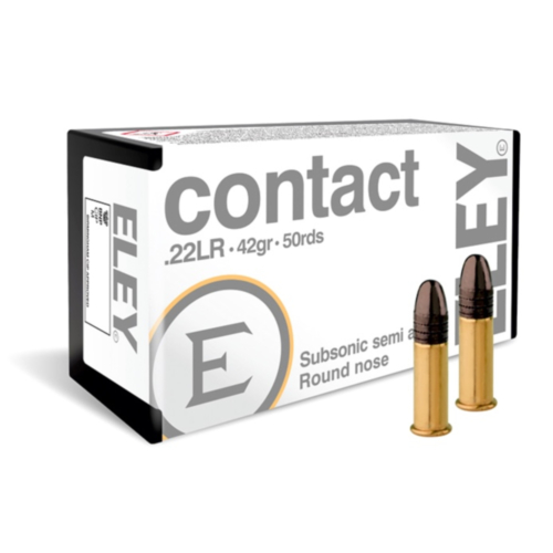 Eley Contact Ammo, 22LR 42 Grain Round Nose, 50 Rounds — RDSC