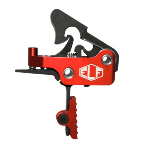 Elftmann Tactical, Apex Pro SE Trigger, ELF Pro-Lock Threaded Mounting System, Straight, Red