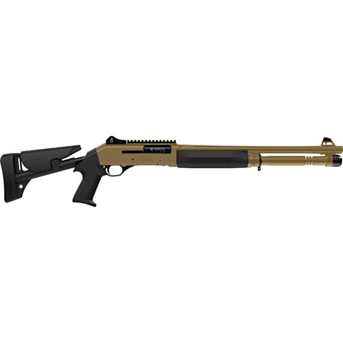 Canuck Operator Elite, Semi-Automatic Shotgun, 18.60" Chrome Lined Barrel, Desert Tan, 12GA