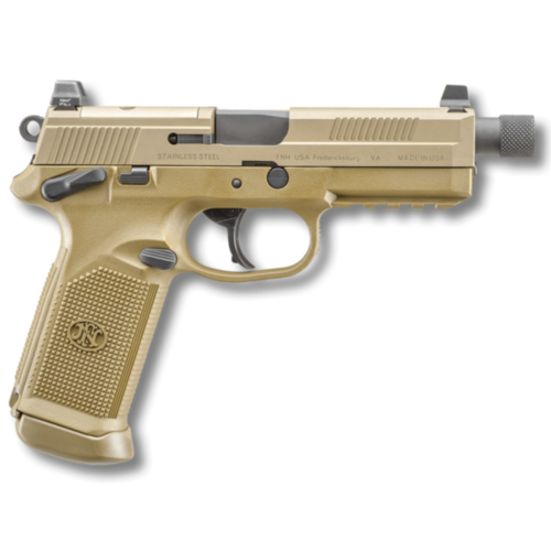 FNH, FNX-45 Tactical, 5.30" Barrel, FDE, 45 ACP — RDSC