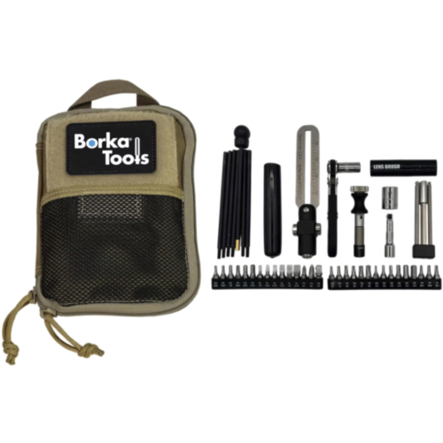 Borka Tools Adjustable Torque Driver Kit w/Extended Bit Set & Emergency Cleaning Rod