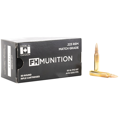 FH Munition Ammo, 223 Rem 55 Grain FMJ SBT, 50 Rounds — RDSC
