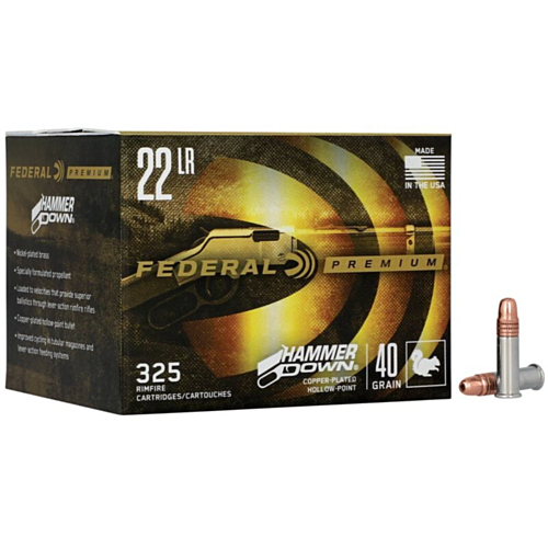 Federal Ammo, 22LR 40 Grain Hammer Down, 325 Rounds — RDSC