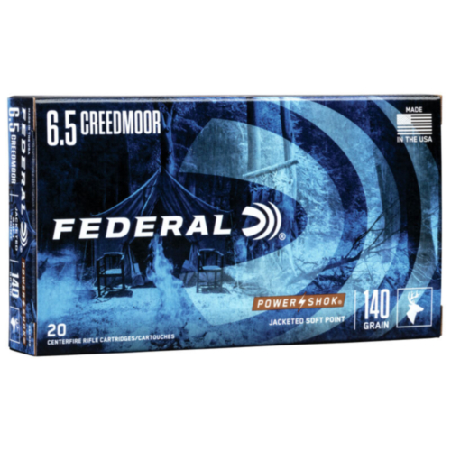 Federal Ammo, 6.5 Creedmoor 140 Grain Power-Shok, 20 Rounds — RDSC
