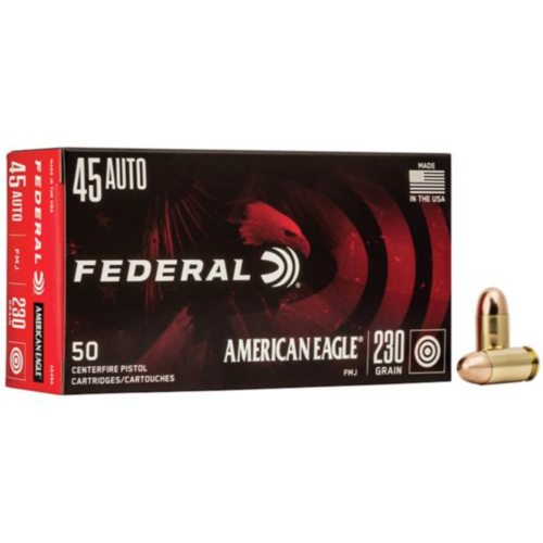 Federal Ammo, 45ACP 230 Grain FMJ, 50 Rounds — RDSC