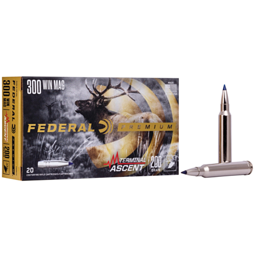 Federal Ammo, 300 Win Mag 200 Grain Terminal Ascent, 20 Rounds — RDSC
