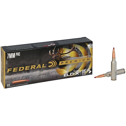 Federal Ammo, 7mm PRC 175 Grain ELD-X, Precision Hunter, 20 Rounds