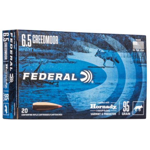 Federal Ammo, 6.5 Creedmoor 95 Grain V-Max, 20 Rounds — RDSC