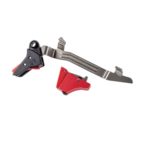 Timney Triggers, Alpha Competition Series Glock Large Frame Trigger, Red, GEN 3-4