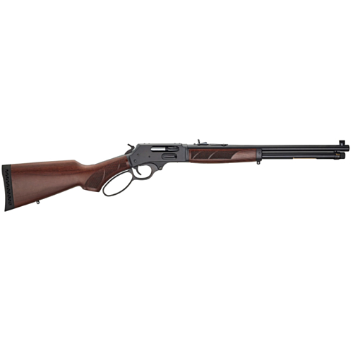 Henry Steel Lever Action Rifle, Side Gate, 18.50" Barrel, Hardwood Stock, 45-70 Gov't