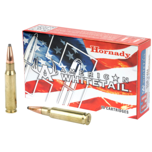 Hornady Ammo, 308 Win 165 Grain Interlock SP, American Whitetail, 20 Rounds — RDSC