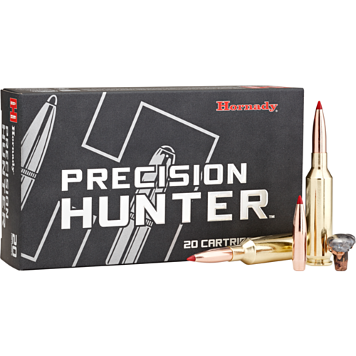 Hornady Ammo, 338 Lapua 270 Grain ELD-X, Precision Hunter, 20 Rounds