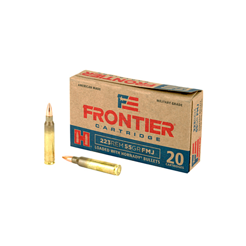 Frontier Ammo, 223 Rem 55 Grain FMJ, 20 Rounds — RDSC