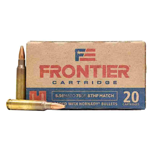 Frontier Ammo, 5.56 Nato 75 Grain BTHP Match, 20 Rounds — RDSC