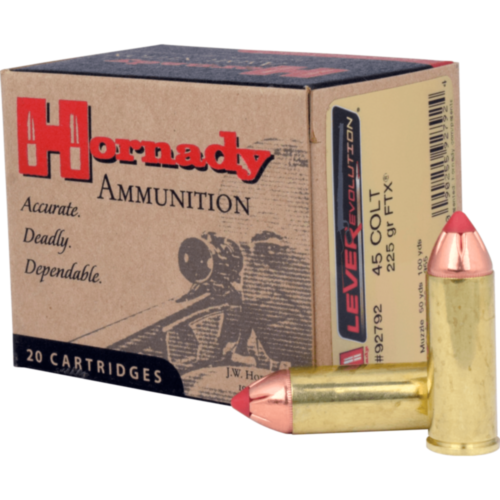 Hornady Ammo, 45 LC 225 Grain FTX, LEVERevolution, 20 Rounds — RDSC