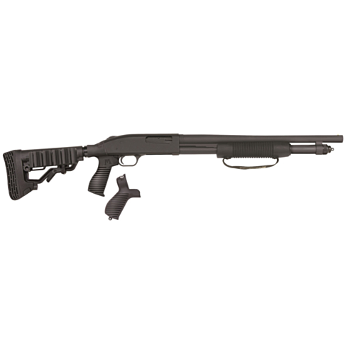 Mossberg 590 Tactical, 18.5” Barrel, Bead Sight, Flex Adjustable Stock, 6RD Magazine, 12GA — RDSC
