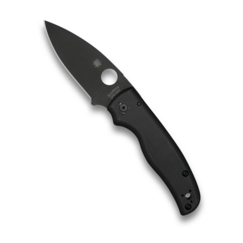 Spyderco Shaman, Black, G-10, CPM S30V, PlainEdge, DLC