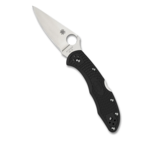 Spyderco Delica, Black, Light Weight, VG-10, PlainEdge
