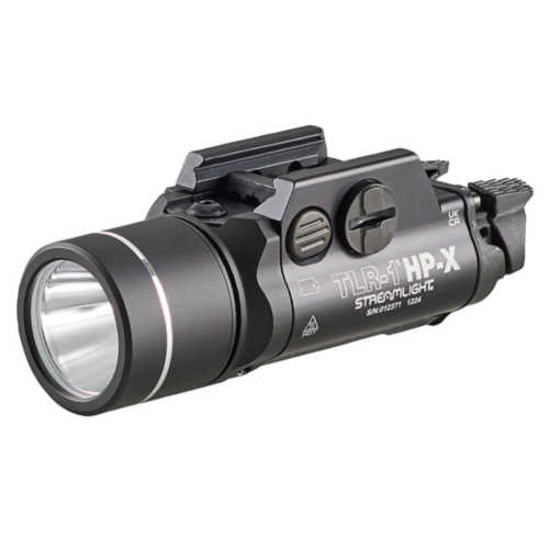 Streamlight TLR-1 HP-X USB-C, Multi-Fuel High Candela Rail Mounted Light, Black